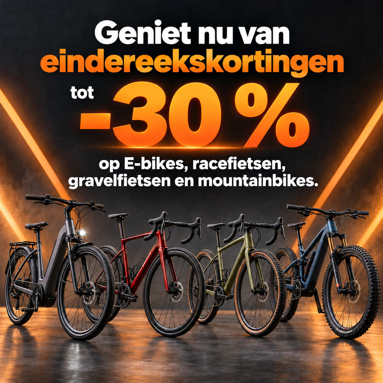 Fietscampagne met 30% korting